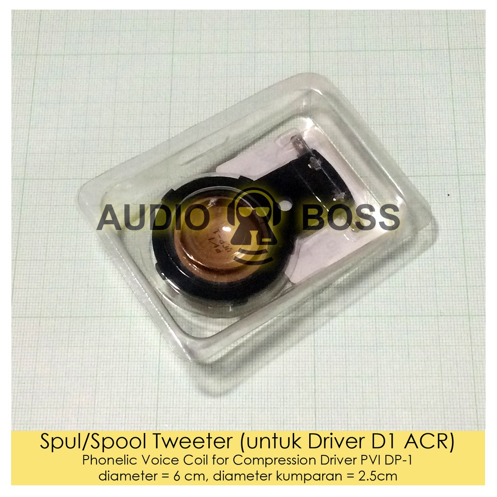 Jual Spul Tweeter - Spool Tweeter untuk Driver D1 PVI CD 1 CD1 ACR Spul ...