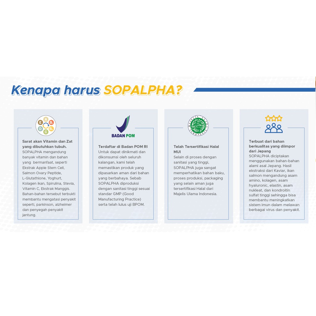 Jual SOPALPHA BY BIOALPHA BPOM HALAL SALMON OVARY ORIGINAL SOP ALPHA ...
