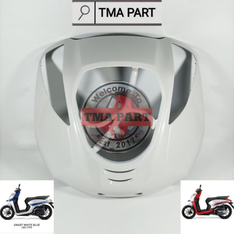 Jual TMA PART Cover Front Panel Tameng Depan Honda Genio K0J Putih ...