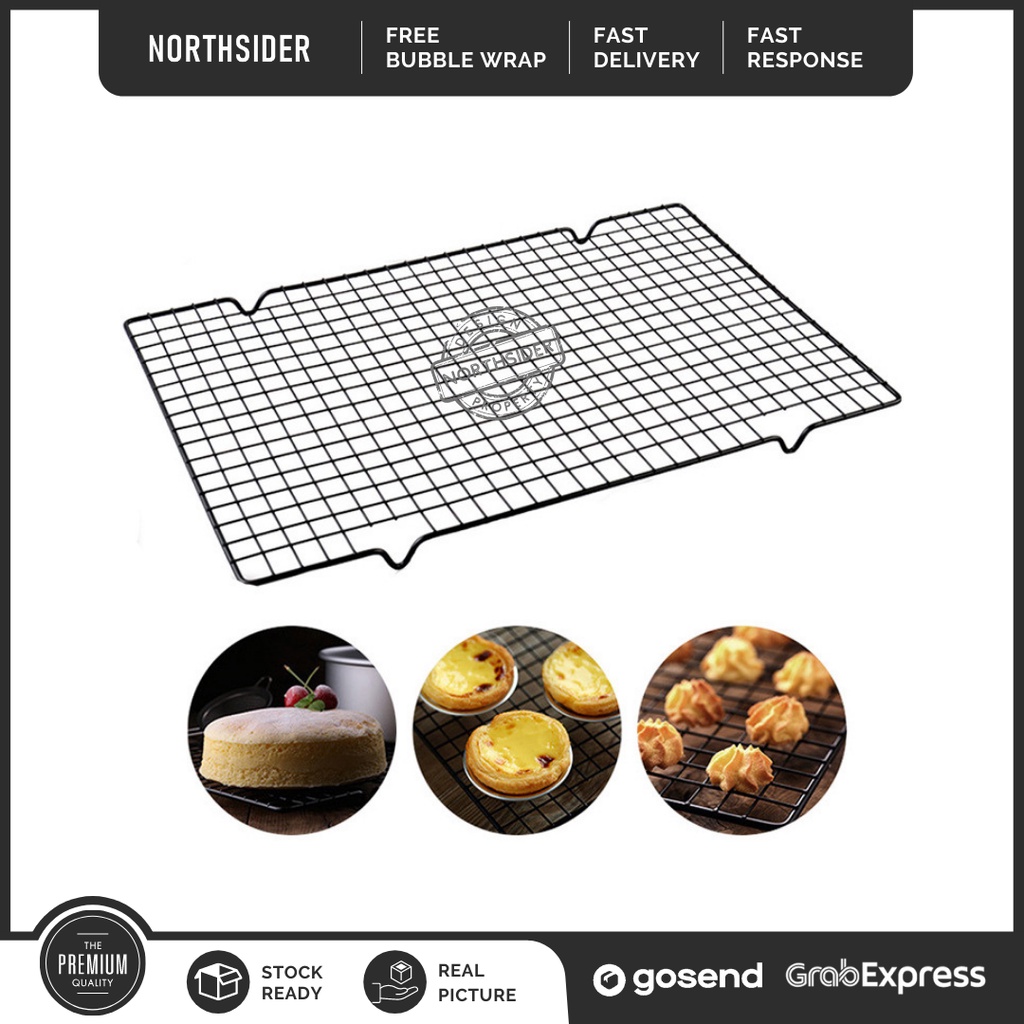 Jual Cooling rack | rak tray pendingin kue roti croissant cake - 40 x ...