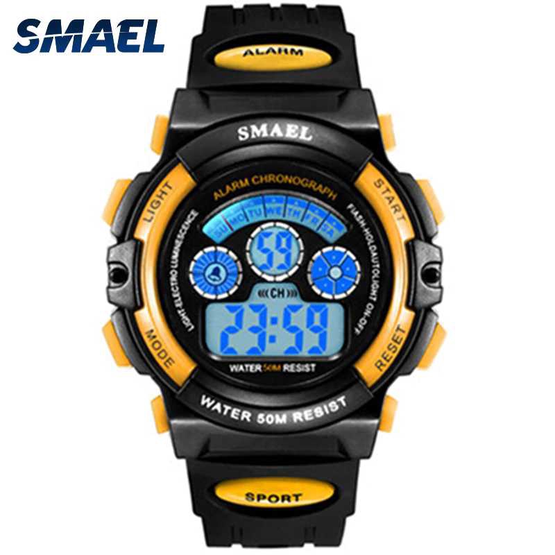 Jual SMAEL Kids Watches Boys Quartz Wristwatches Student Sport Watches ...