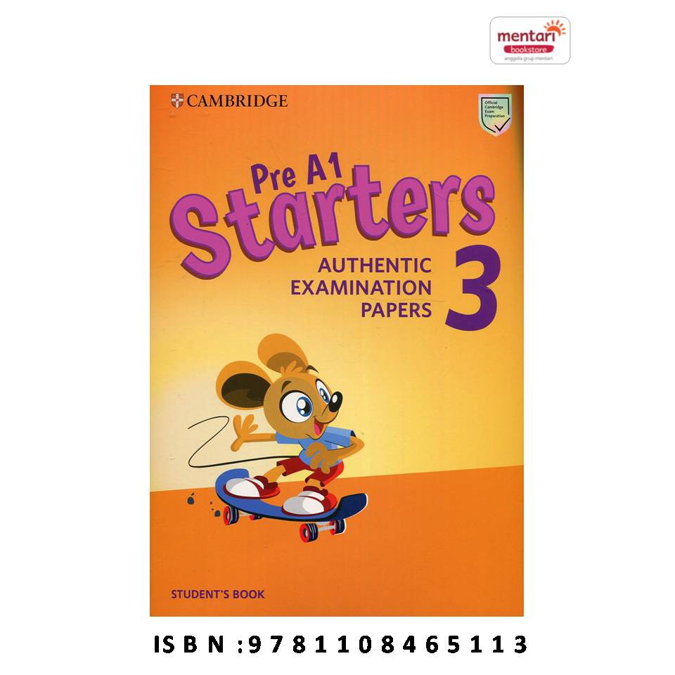 Jual Cambridge English Pre A1 Starters 3 - Rev Exam 2018 Student Book ...