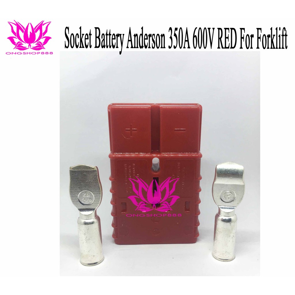 Jual Socket battery Anderson 350A Red for forklift | Shopee Indonesia