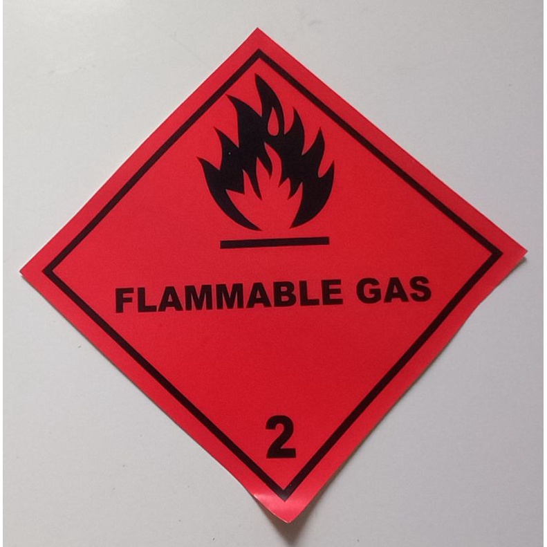 Jual Stiker B3 Flammable gas | Shopee Indonesia