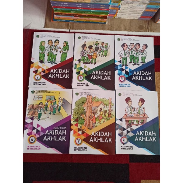 Jual BUKU AKIDAH AKHLAK KELAS 1 2 3 4 5 6 MI KEMENAG | Shopee Indonesia