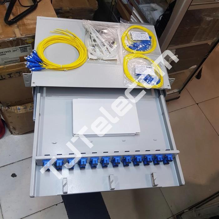 Jual otb rack 24 core SC + PAZ + lengkap | Shopee Indonesia