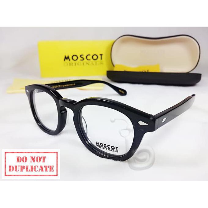 Jual Kacamata Frames Pria Moscot Lemtosh Hitam Shopee Indonesia