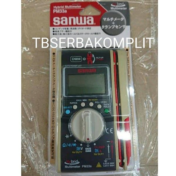 Jual SANWA PM33a HYBRID POCKET SIZE DMM Digital Multimeter and Clamp ...