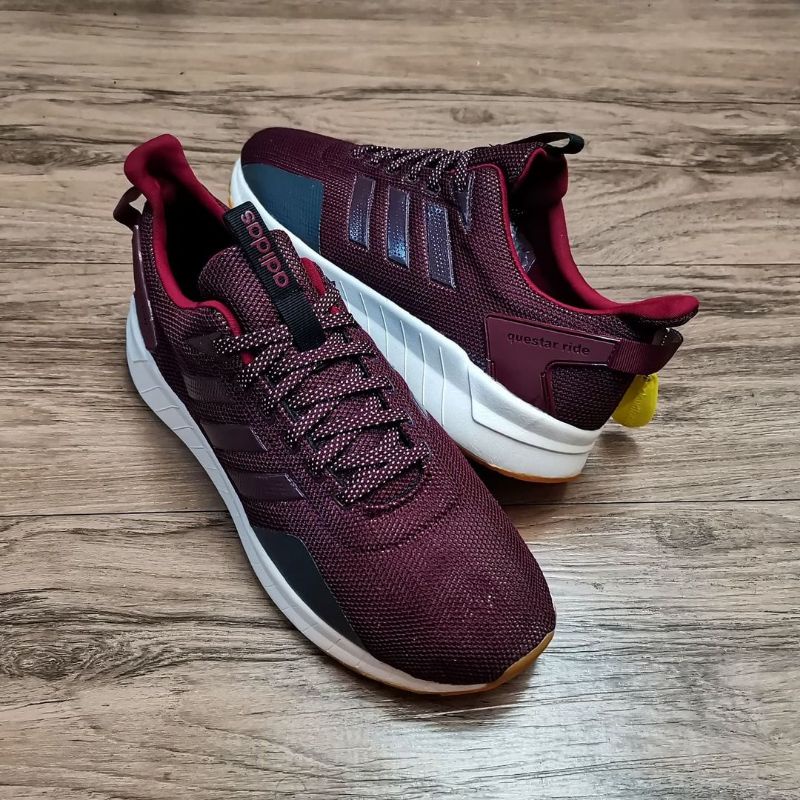 Adidas questar ride burgundy on sale