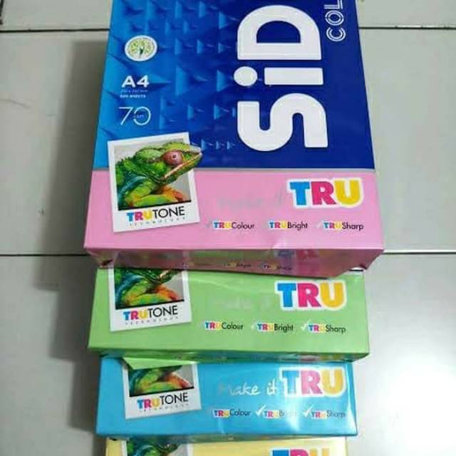 Jual Kertas A4 70 Gram Sinar Dunia (SIDU) Warna | Shopee Indonesia