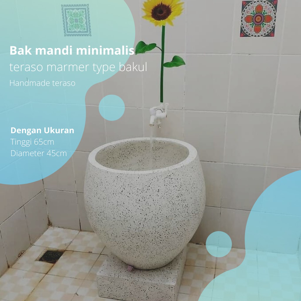 Jual Bak Mandi Minimalis Teraso Marmer Type Bakul Shopee Indonesia 