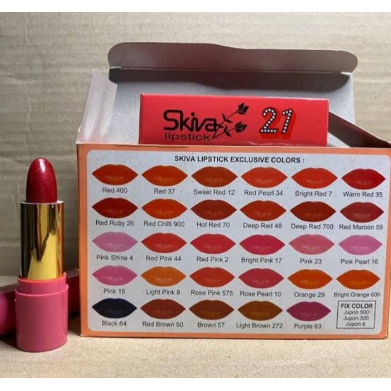 Jual SKIVA LIPSTICK 21 3G Shopee Indonesia