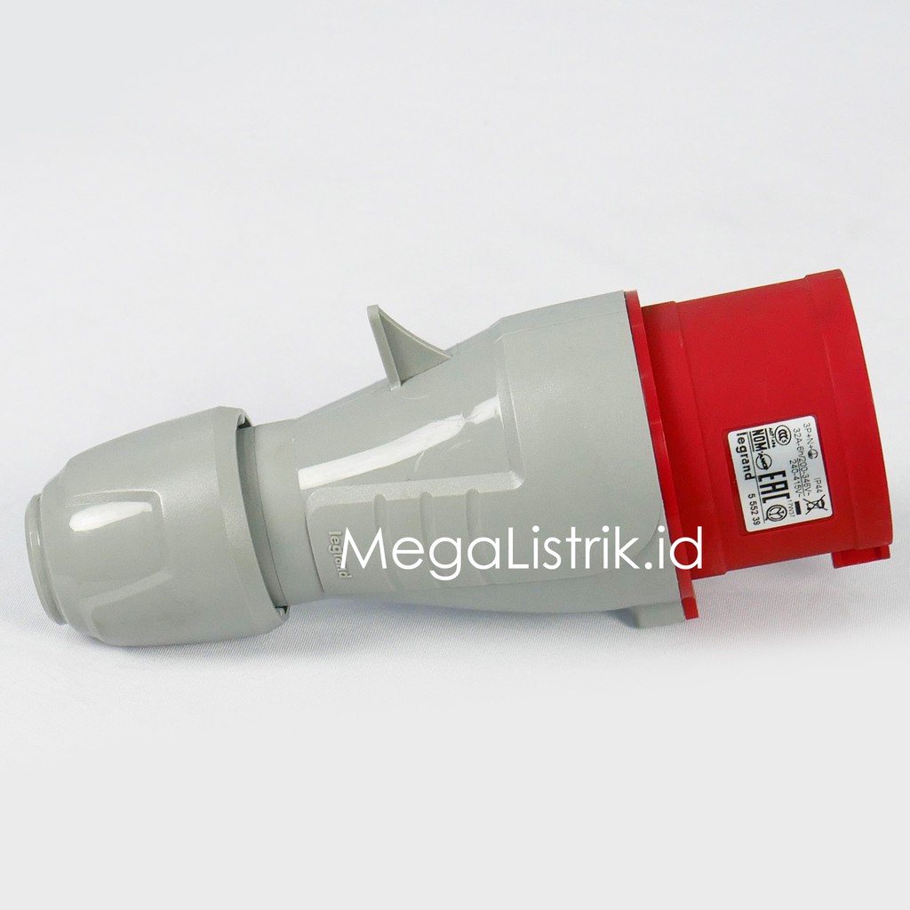 Jual LEGRAND STEKER INDUSTRIAL 5 PIN 32A / PLUG P17 TEMPRA PRO 5 KAKI ...