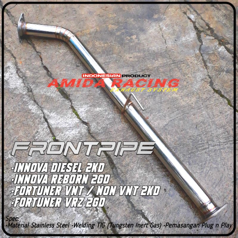 Jual FRONTPIPE INNOVA 2KD / FORTUNER VNT dan Non VNT | Shopee Indonesia