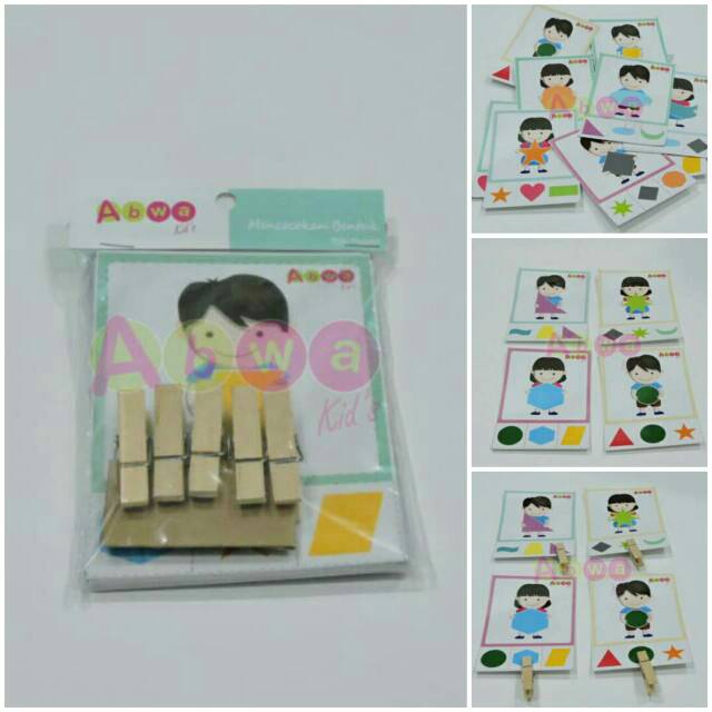 Jual Printables, worksheet montessori, matching colour worksheet ...
