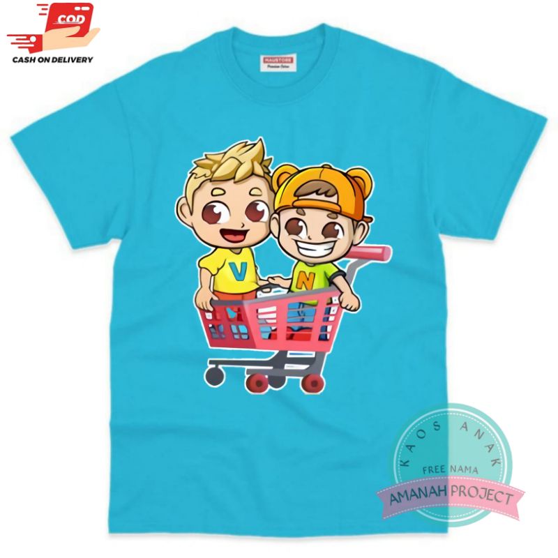 Jual BAJU KARTUN VLAD NIKI KAOS ANAK BAHAN PREMIUM | Shopee Indonesia