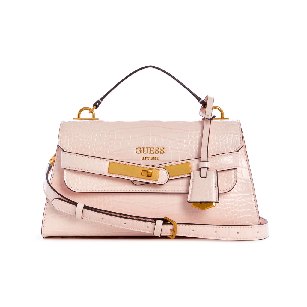 Guess Women's Enisa Top Handle Flap Bag - Sand