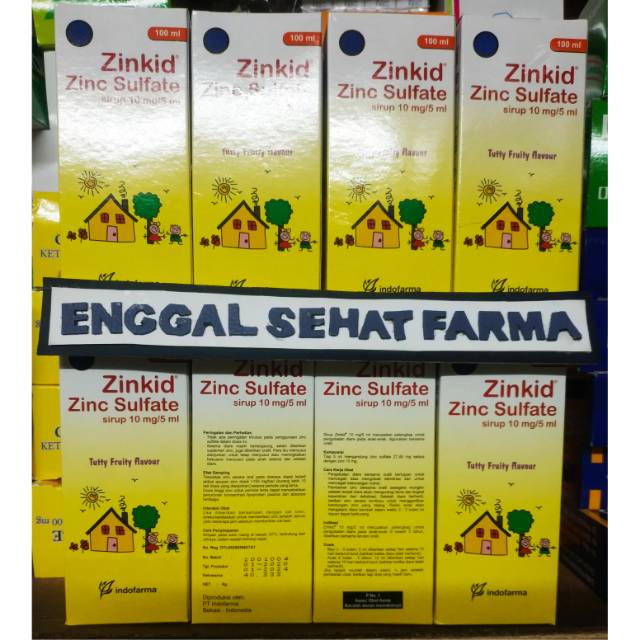 Jual ZINKID SIRUP1 Botol 100mlObat Diare AnakIndo FarmaMurah