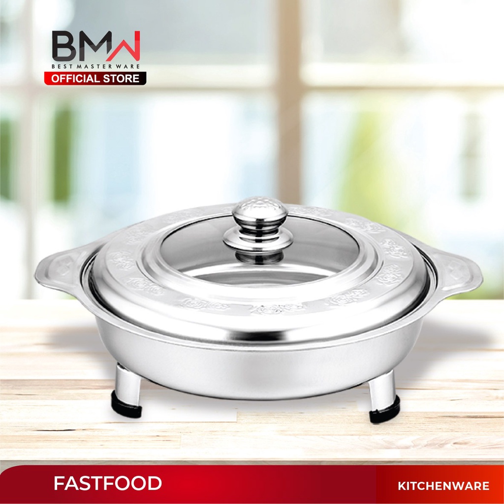 Jual BMW Kitchen Ware - Tempat Makan Prasmanan Set Stainless Steel Fast ...