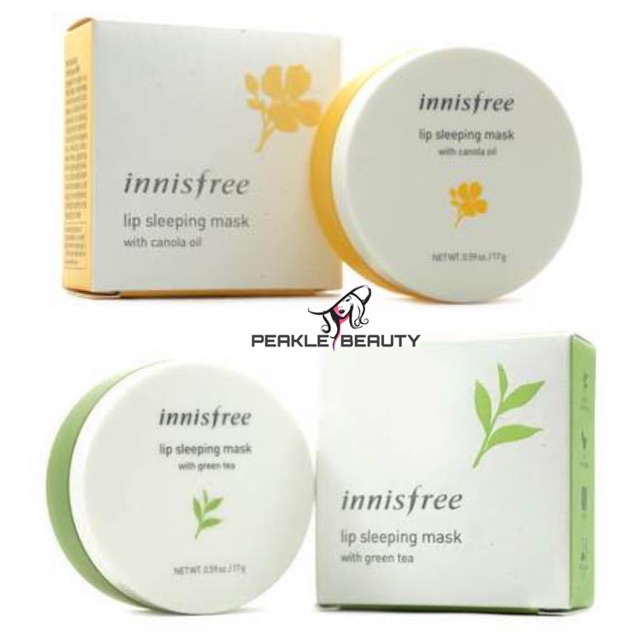 Jual INNISFREE Lip Sleeping Mask With Canola Honey / Green Tea 17g ...