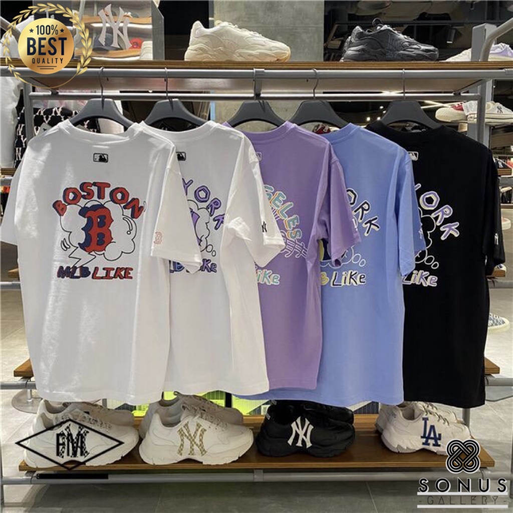 MLB Korea - Big Logo Popcorn T-Shirt