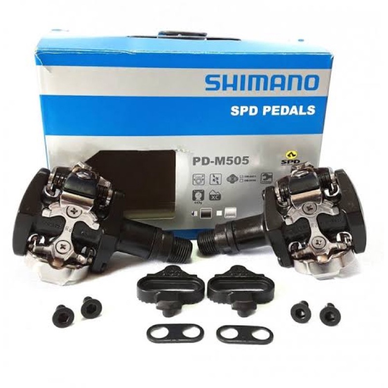 Jual Pedal Cleat Shimano PD M505 SPD MTB M505 Original Shimano Box Shopee Indonesia