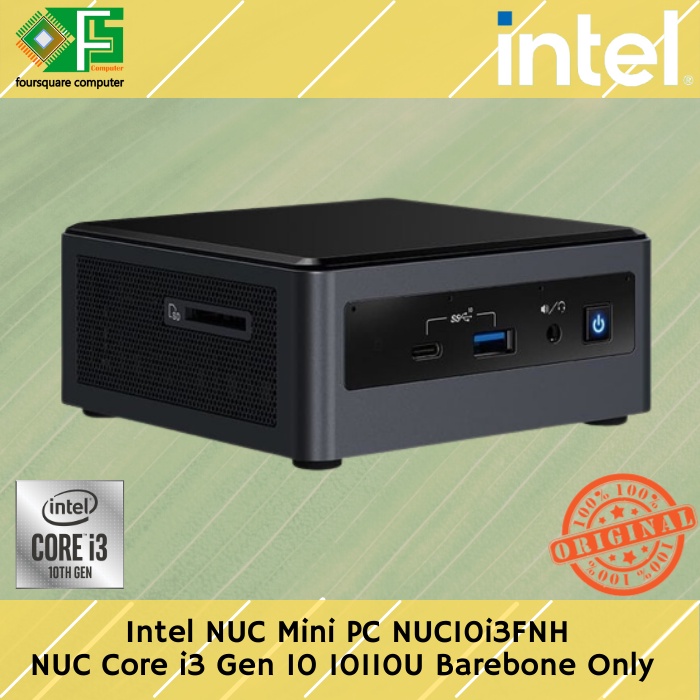 Jual Mini Pc Kit Intel Nuc Nuc10i3fnh Intel Generasi 10 I3 10110u Barebone Resmi Shopee Indonesia