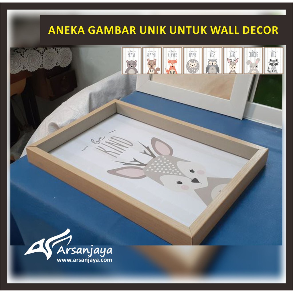 Jual [ Hiasan Dinding ] Bingkai Minimalis dan Gambar Motivasi | Shopee