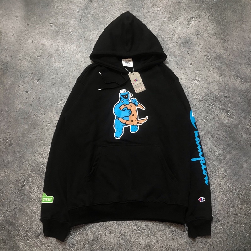 Sesame street hoodie champion best sale
