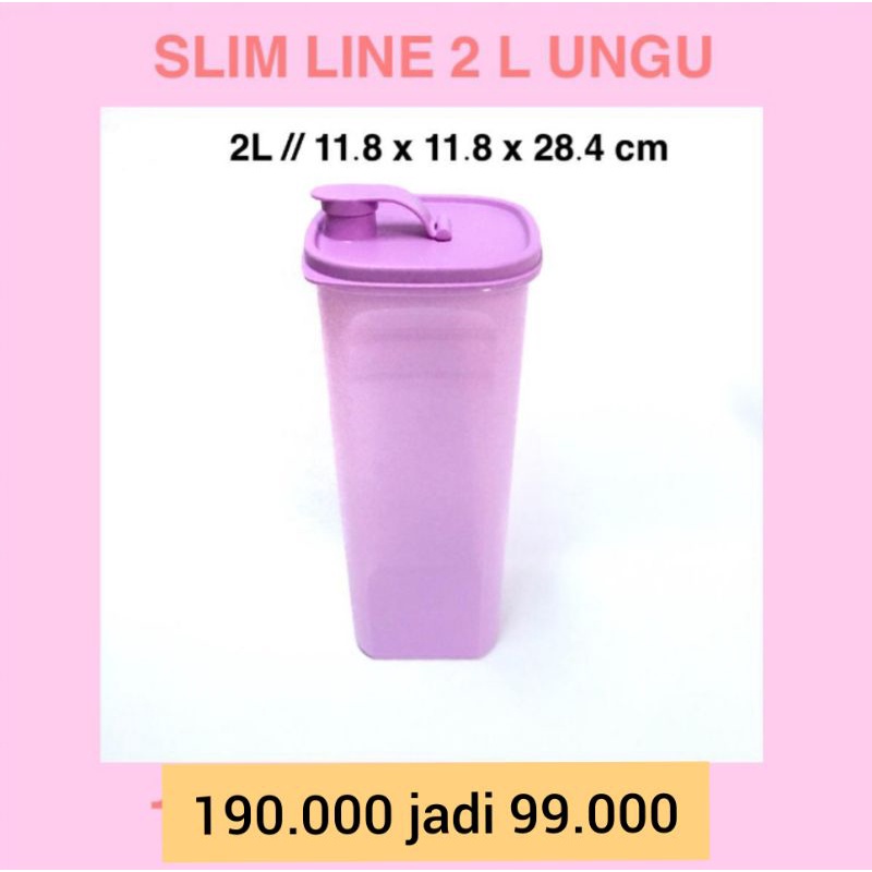 Jual Slime Line / Slime Line Tupperware / Botol kecap ungu/slime line 1L