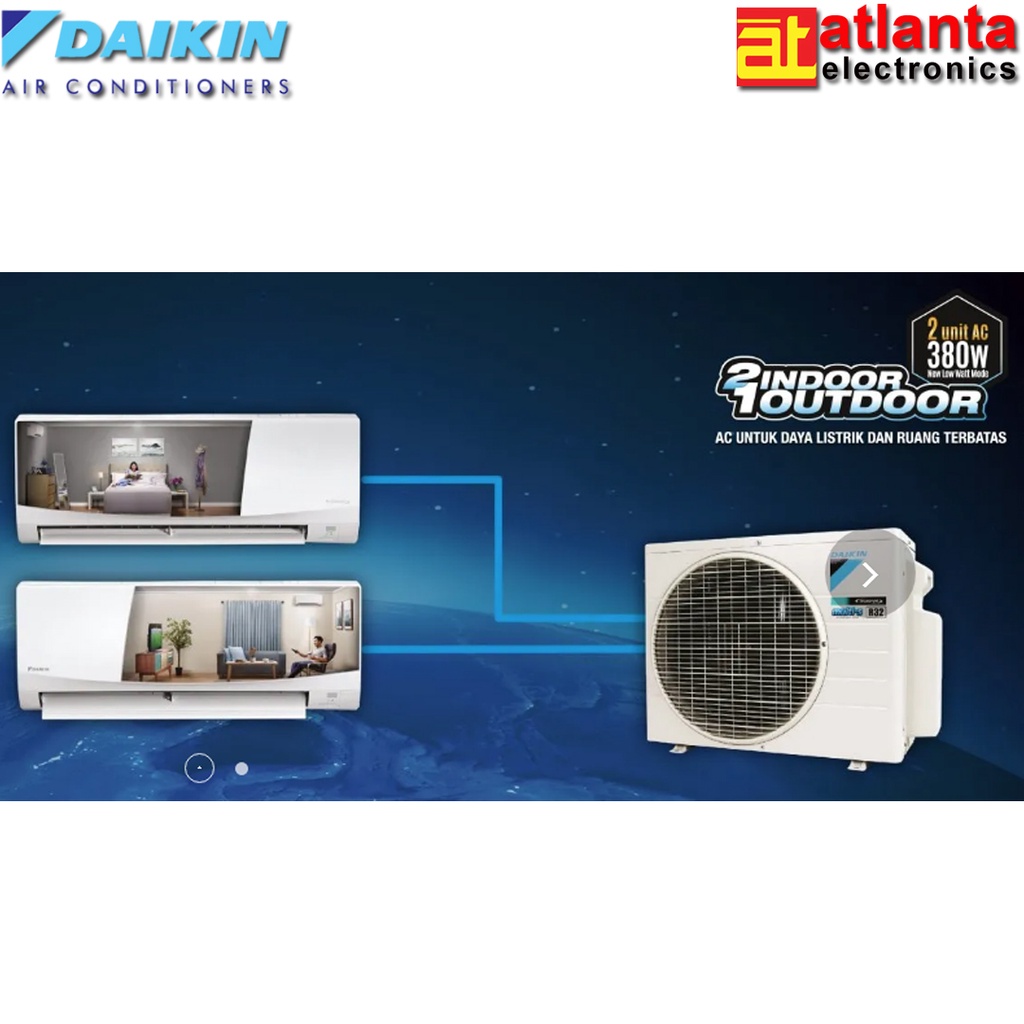 Jual AC Multi Split Daikin 1 PK + 2 PK MKC70SVM4 | Shopee Indonesia