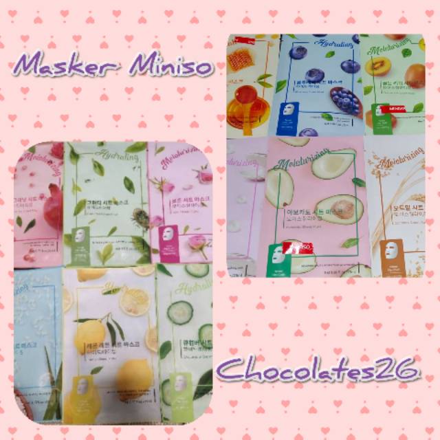 Jual Miniso Sheet Mask / Masker Miniso | Shopee Indonesia
