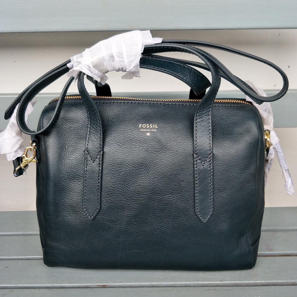 Fossil sydney satchel heritage blue clearance