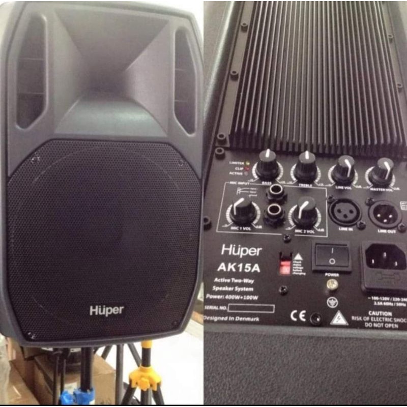 Jual Speaker Active Monitor Huper Ak15a Harga Per 1unit Shopee Indonesia