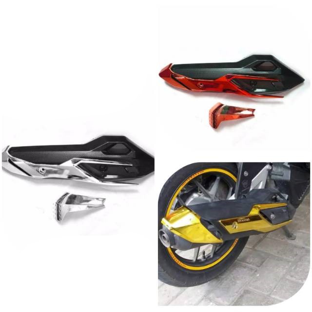 Jual Cover Knalpot Vario 150 Pelindung Knalpot Vario 125 New Tutup