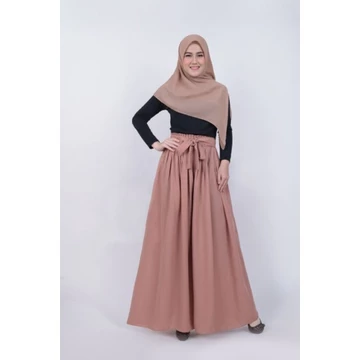 Kulot Panjang Wanita Bahan Wolfis Celana Kulot Rempel Woolpeach Celana Kerja Celana Kuliah