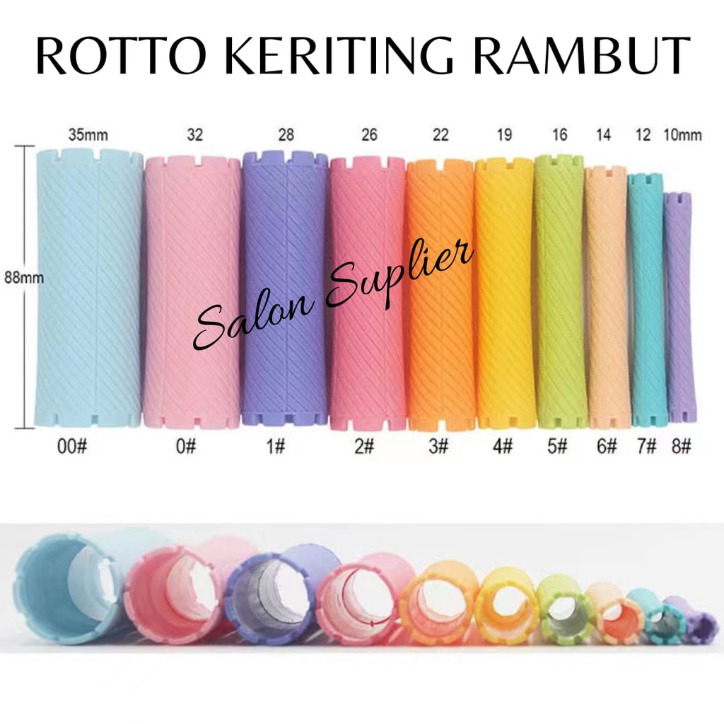 Jual (BISA COD) Rotto keriting rambut Warna random Harga per Bungkus ...