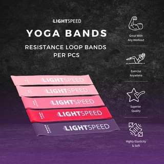 LIGHTSPEED RESISTANCE LOOP BANDS / KARET YOGA / MURAH/KARET FITNES/TALI YOGA/ELASITC BAND