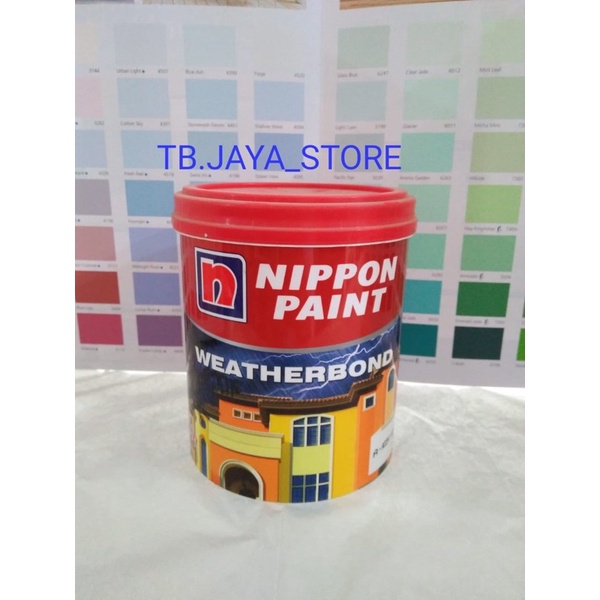 Jual NIPPON PAINT WEATHERBOND 1 KG SASHAY RED 1260A CAT TEMBOK NIPPON PAINT TINTING Shopee