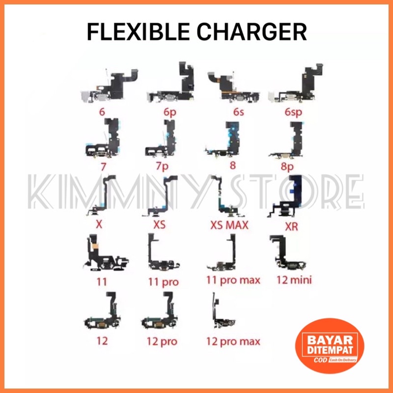 Jual Flexible Flexibel Konektor Cas Charger Iphone S S X Xr Xs Xsmax Pro