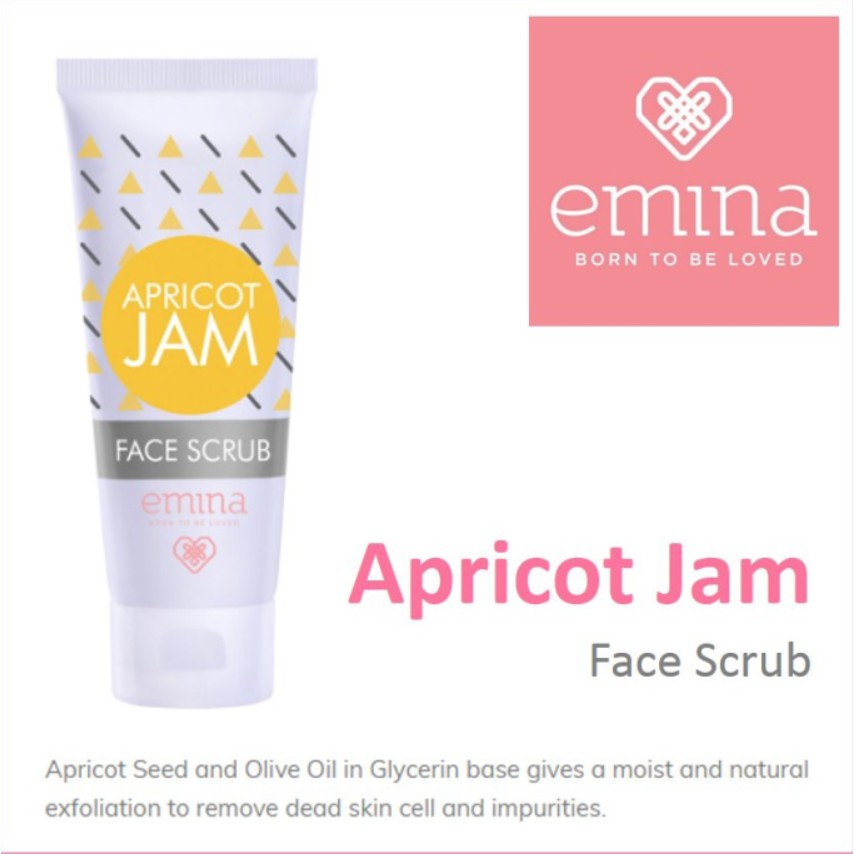 Jual EMINA Apricot Jam Face Scrub 60ml Shopee Indonesia