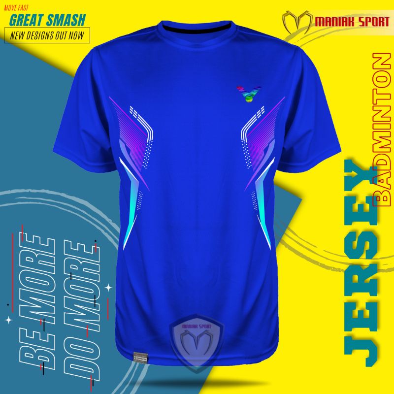 Jual KAOS BADMINTON BAJU BULUTANGKIS SERI FALCON-02 JERSEY PREMIUM ...