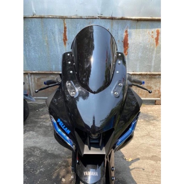 Jual windshield all new yamaha r15 v4 visor yamaha r15 flyscreen yamaha ...