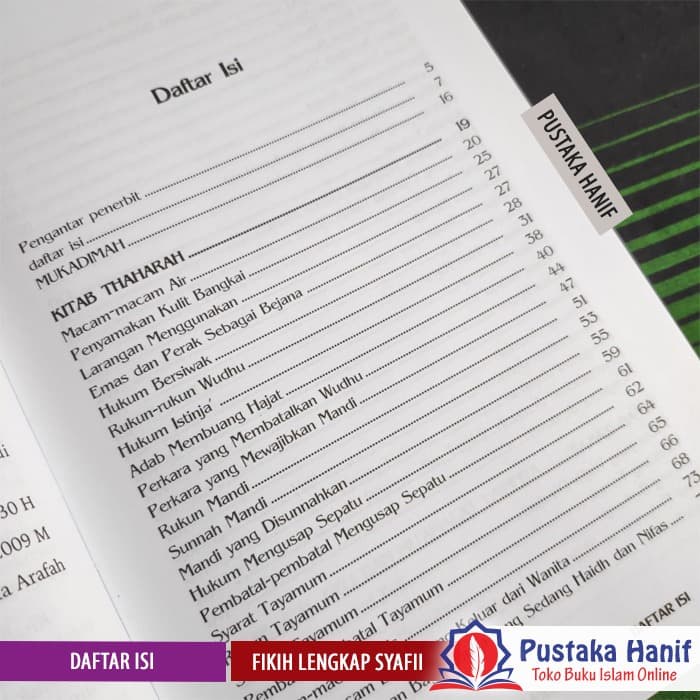 Jual Buku Fikih Islam Lengkap Madzhab Syafii Syarah Matan Abu Syuja