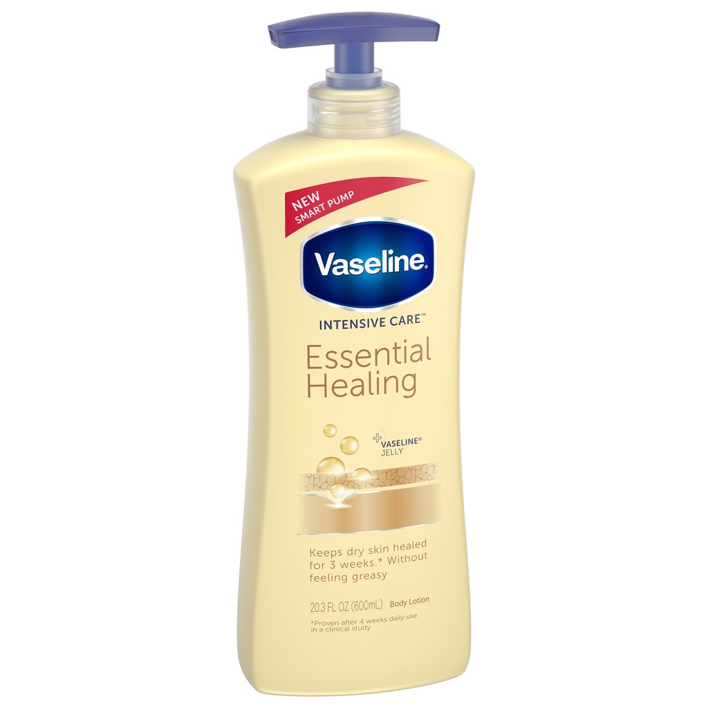 Jual vaseline handbody lotion Essential Healing kulit kering 600 ml usa ...