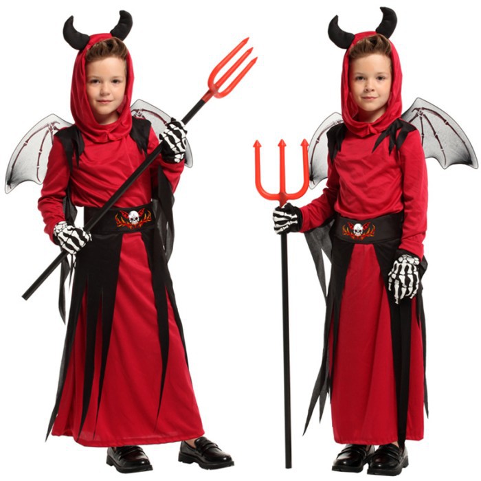 Jual RED DEVIL VAMPIRE toddler boy costume halloween kostum drakula