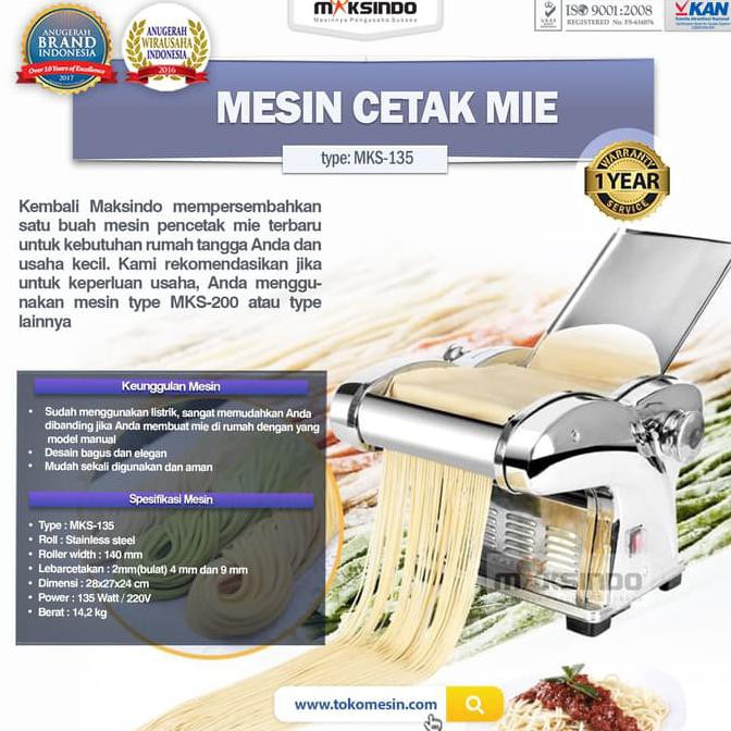 Jual Mesin Cetak Mie MKS 135 Shopee Indonesia