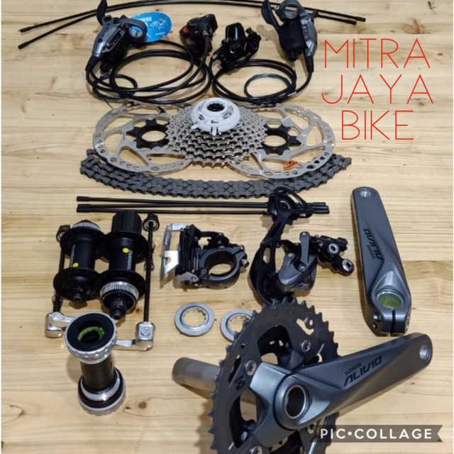 Harga groupset 2025 mtb shimano alivio