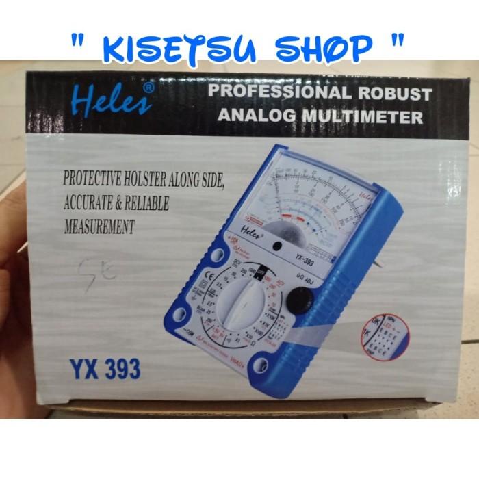 Jual MULTITESTER / MULTIMETER HELES YX - 393 ORIGINAL MANUAL ( ANALOG ...