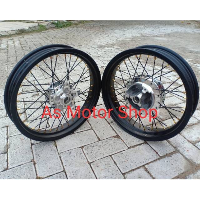 Jual VELG SET TAPAK LEBAR RING 17 TROMOL SET YAMAHA R15 V3 DAN VIXION ...